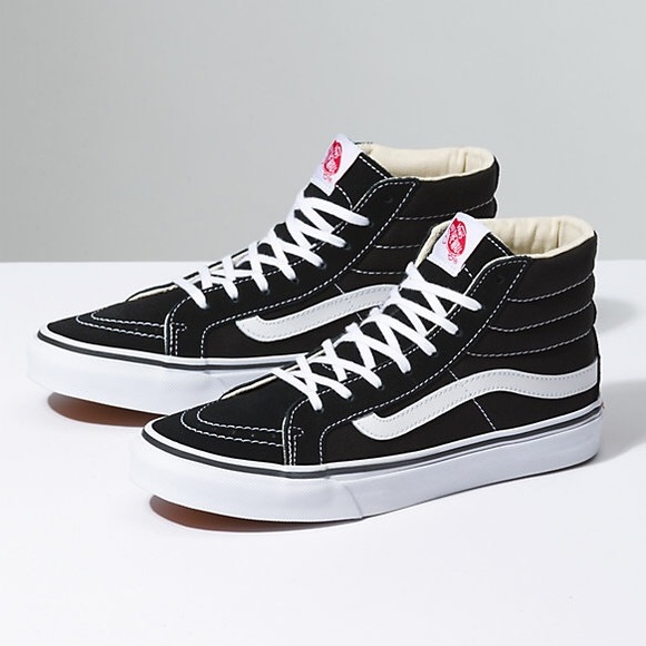Vans Shoes - Black Vans Sk8 Hi Slim size Men’s 6.5, Women’s 8.0